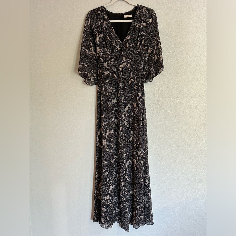 Hinge floral maxi dress